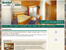 Tablet Screenshot of gasthof-hauser.com